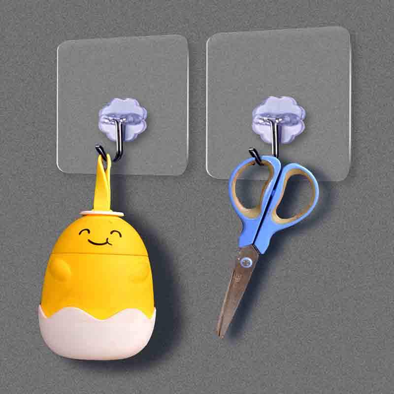 Flower Wall Sticker Hook – Strong Self Adhesive Wall Hook (Pack of 25)