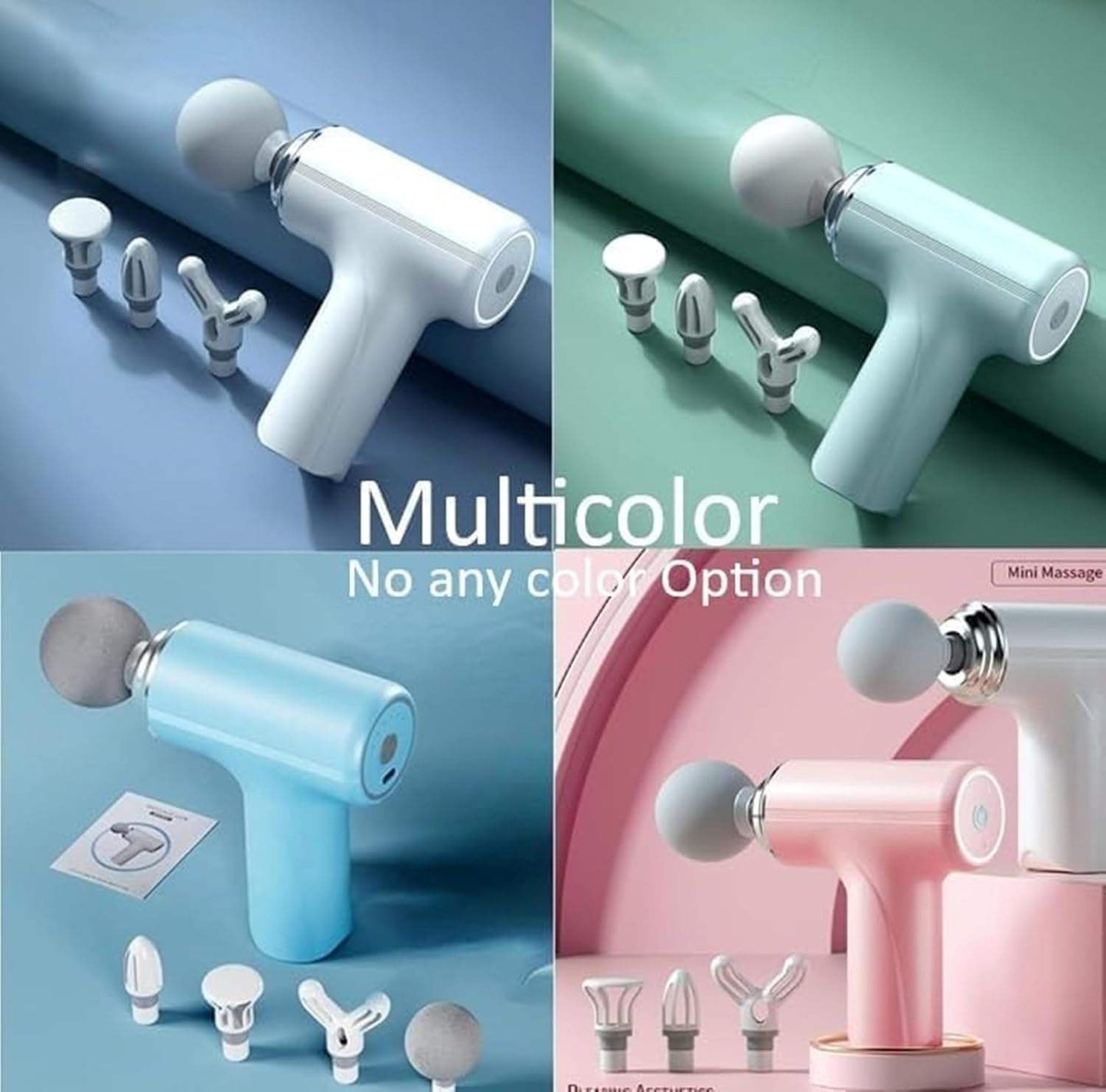 Mini Body Massage Gun for Neck, Back & Shoulder – Portable Handheld Massager