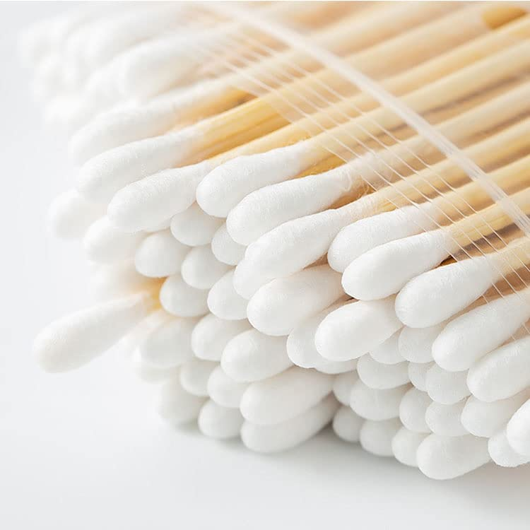 Wooden Cotton Ear Buds 100 Pcs – Soft Cotton Swabs