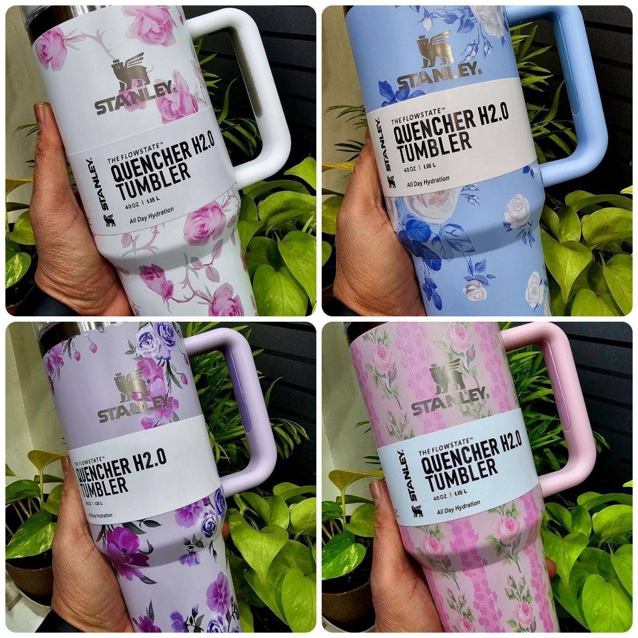 Premium Printed Stainless Steel Tumbler 1200ml with Handle | Vacuum Insulated | Leak Proof | BPA Free | Travel Mug