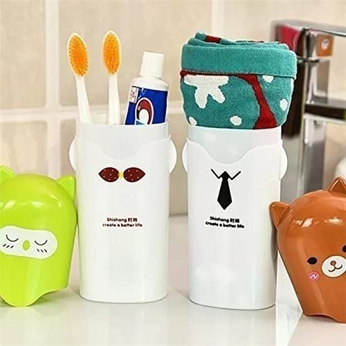 Portable Toothbrush Holder | Travel Toothbrush & Toothpaste Storage Case | Plastic Tooth Brush Container | Big Size