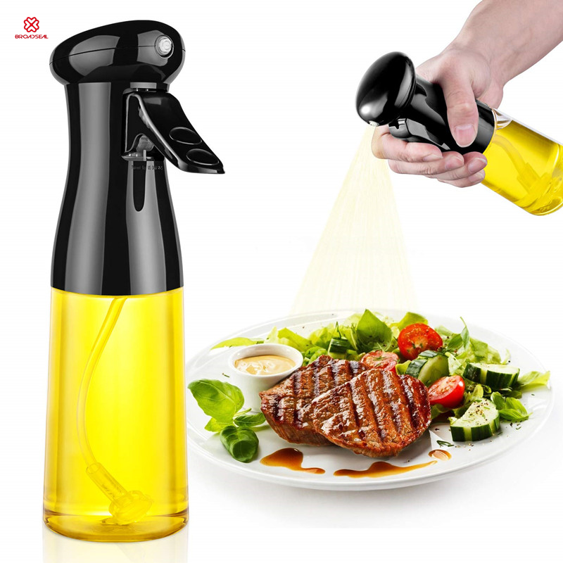 550ml 2 in 1 Oil Sprayer & Dispenser Bottle | Glass Olive Oil Spray Bottle | Kitchen Cooking Oil Bottle