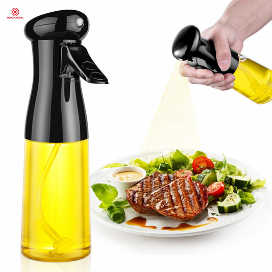 550ml 2 in 1 Oil Sprayer & Dispenser Bottle | Glass Olive Oil Spray Bottle | Kitchen Cooking Oil Bottle