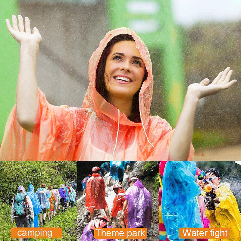 Portable Ball Raincoat | Waterproof Emergency Disposable Rain Poncho | Reusable Travel Raincoat with Keychain for Men, Women, Boys & Girls