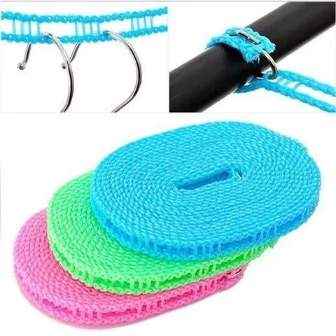 5 Meter Nylon Clothesline Rope | Heavy Duty Cloth Drying Rope | Multipurpose Laundry Line