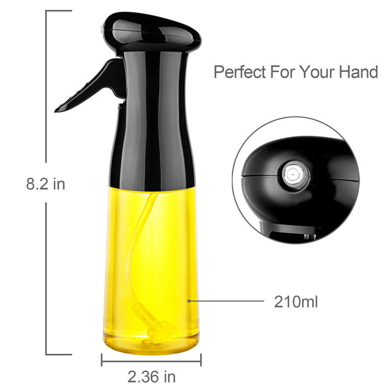 550ml 2 in 1 Oil Sprayer & Dispenser Bottle | Glass Olive Oil Spray Bottle | Kitchen Cooking Oil Bottle