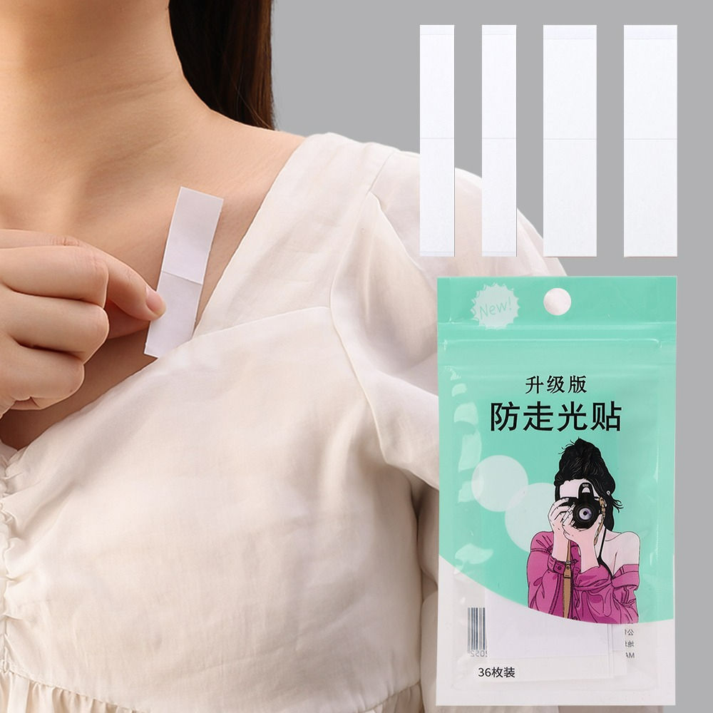 Fashion Body Tape (36 Strips) | Double Sided Clothing Tape for Dresses & Bras