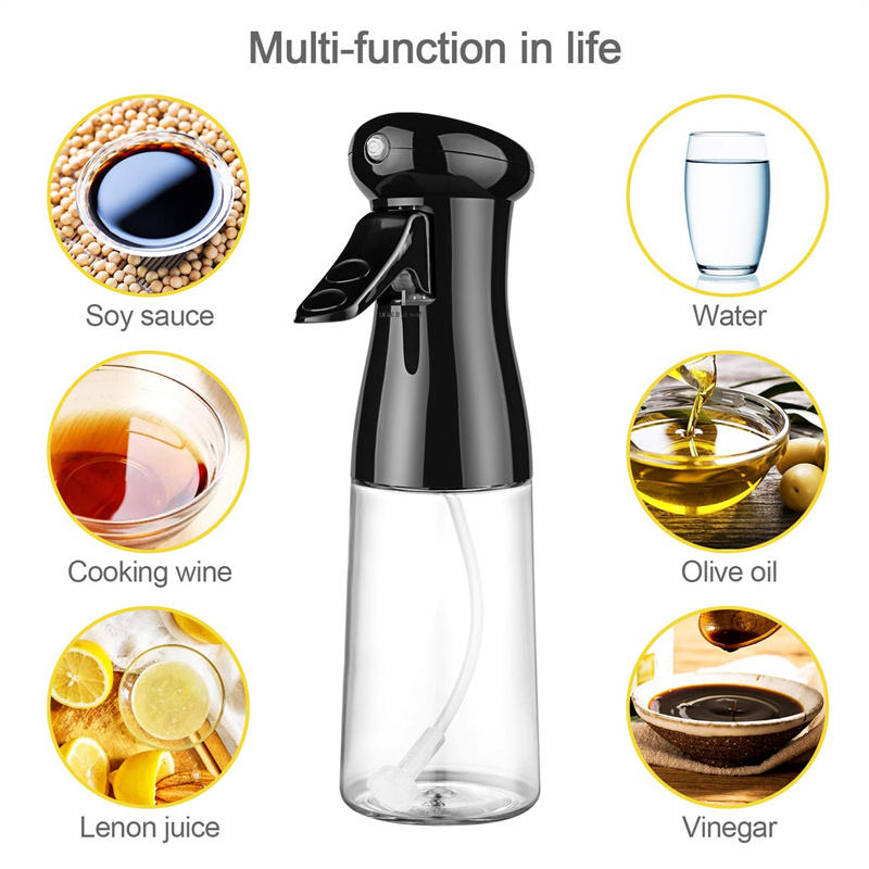 550ml 2 in 1 Oil Sprayer & Dispenser Bottle | Glass Olive Oil Spray Bottle | Kitchen Cooking Oil Bottle