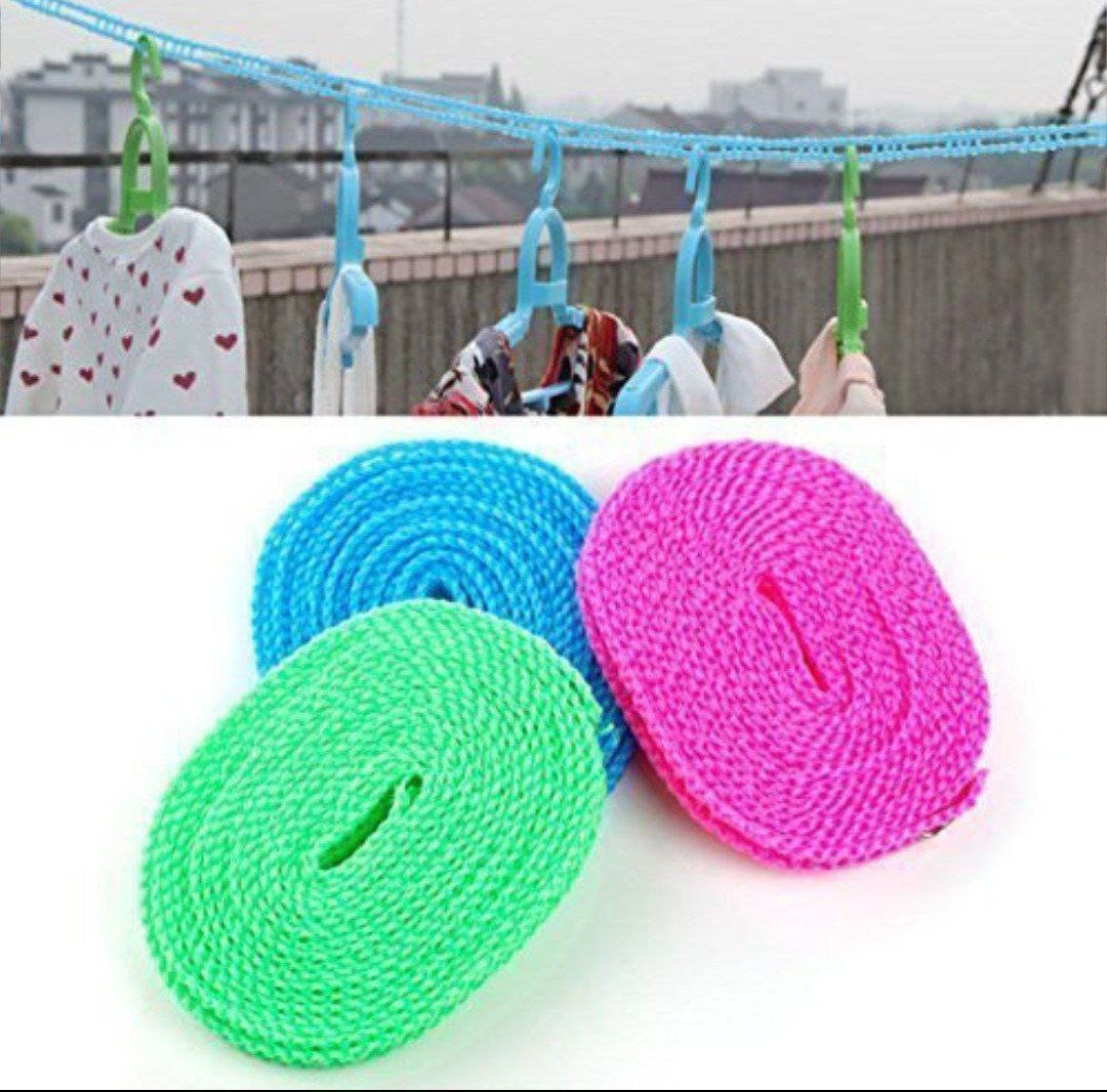 5 Meter Nylon Clothesline Rope | Heavy Duty Cloth Drying Rope | Multipurpose Laundry Line