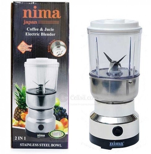 Nima 2-in-1 Coffee Grinder & Blender 300W | Electric Spice, Coffee & Dry Fruit Grinder