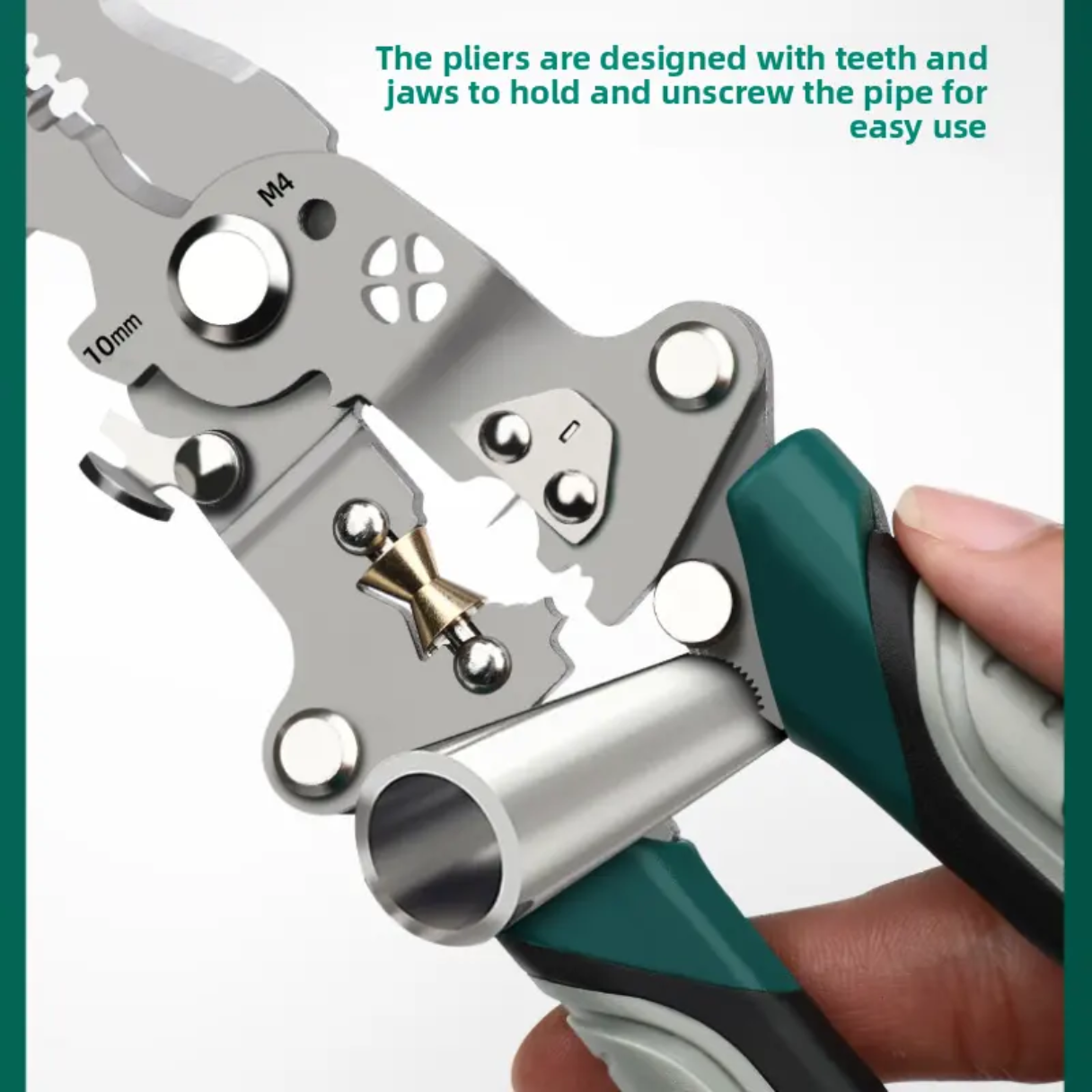 18-in-1 Foldable Wire Stripper Tool | Multifunction Wire Cutter, Crimping & Cable Stripping Pliers | Stainless Steel Electrician Hand Tool