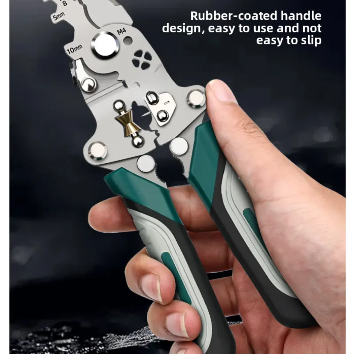 18-in-1 Foldable Wire Stripper Tool | Multifunction Wire Cutter, Crimping & Cable Stripping Pliers | Stainless Steel Electrician Hand Tool