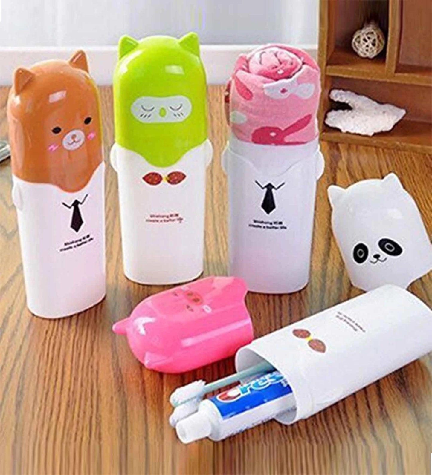Portable Toothbrush Holder | Travel Toothbrush & Toothpaste Storage Case | Plastic Tooth Brush Container | Big Size